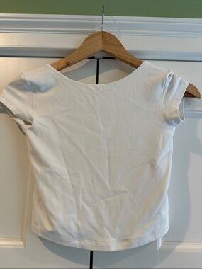 aerie offline White Short Sleeve Scoop Neck Tee